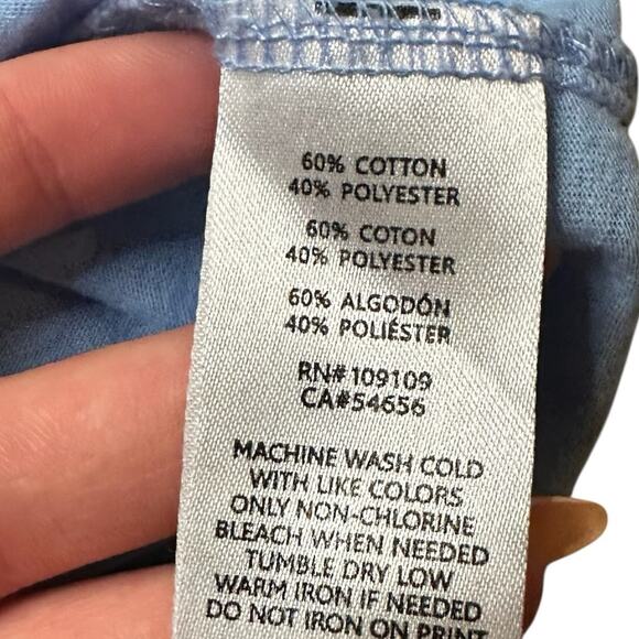 Life Is Good Green Happy Hour & Blue Sea La Vie Short Sleeve Tees Size large - Picture 6 of 14